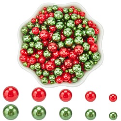 Imitation Pearl Acrylic Beads, No Hole, Round, Mixed Color, 2.5~8mm, 100pcs/color(OACR-SC0001-61C)