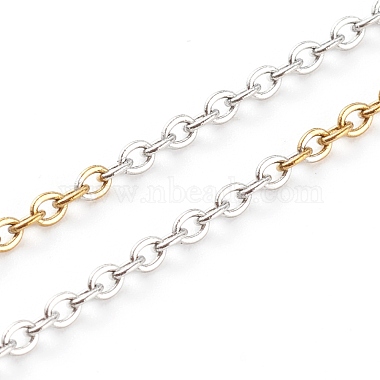 304 Stainless Steel Cable Chain Necklaces(NJEW-JN03425)-2
