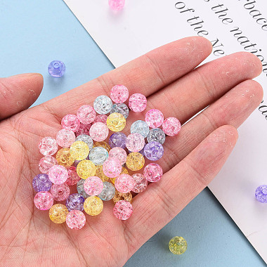 Transparent Crackle Acrylic Beads(X-MACR-S370-G8mm)-5