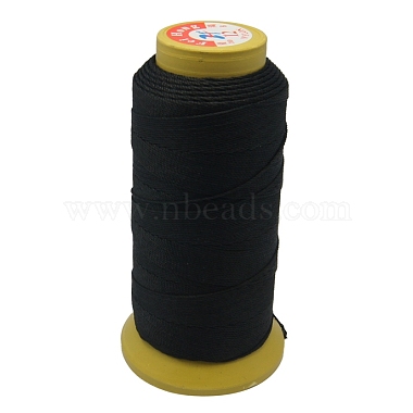 Black Nylon Machine Embroidery Threads