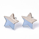 Transparent Resin & Wood Stud Earrings(EJEW-N017-001A-D01)-2