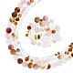 arricraft 3 brins 3 styles brins de perles de verre en peau de tigre(G-AR0004-65)-1