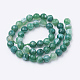 Natural Striped Agate/Banded Agate Beads Strands(G-S281-51A-10mm)-2