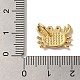 Rack Plating Brass Micro Pave Cubic Zirconia Pendants(KK-U027-12-01G)-3