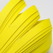 Quilling Paper Strips, Yellow, 530x10mm, about 120strips/bag(DIY-J001-10mm-B16)