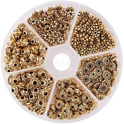 Tibetan Style Spacer Beads, Antique Golden, 10.3x1.7cm, 300pcs/box(TIBEB-PH0004-35AG)