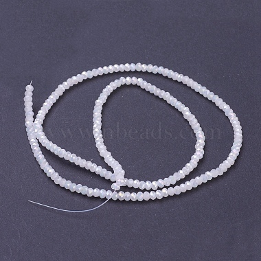 Faceted Electroplate Glass Rondelle Bead Strands(X-EGLA-R048-2mm-36)-3