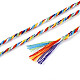 22m レインボーカラーのマクラメコットンコード(OCOR-T017-07I)-3