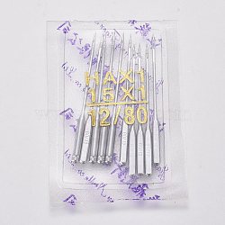 Home Sewing Machine Needles, Silver, Size 80/12, 37.7mm(TOOL-TAC0007-15B)