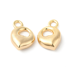 Brass Charms, Real 18K Gold Plated, Letter Q, 14x11x4.5mm, hole: 2.5mm(KK-P234-13G-Q)