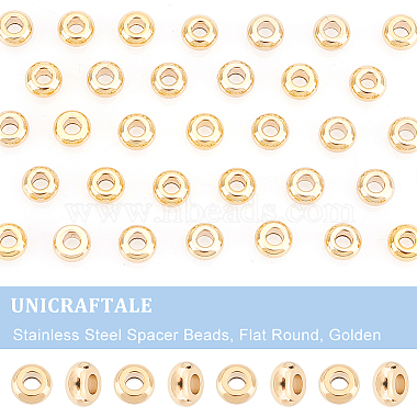unicraftale 100pcs 304 perles intercalaires en acier inoxydable(STAS-UN0044-36)-5