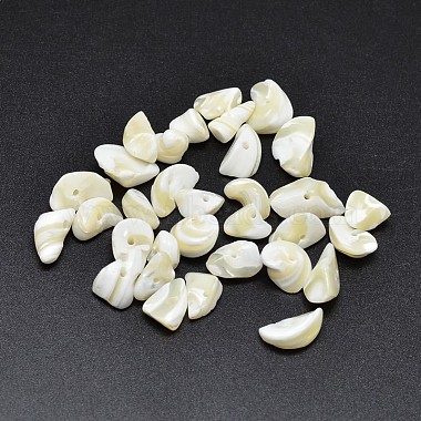 9mm Beige Nuggets Other Sea Shell Beads
