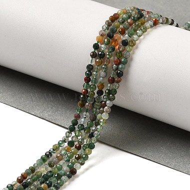 naturelles agate indienne brins de perles(X-G-J002-03K)-5