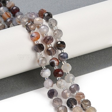 Natural Botswana Agate Beads Strands(G-H057-A05-01)-2