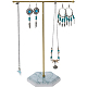1 Set Golden Plated T Bar Iron Key Storage Jewelry Rack(ODIS-SC0001-03B)-1