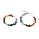 Natural Gemstone Beaded Anklets & Stretch Bracelets Jewelry Sets(SJEW-JS01133)-1