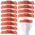 12Pcs Fabric & Sponge Safe Hard Hat Sweatband, Saddle Brown, 245x40x14mm(AJEW-WR0003-84)