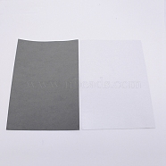 Sponge EVA Sheet Foam Paper Sets, With Adhesive Back, Antiskid, Rectangle, Gray, 30x21x0.1cm(AJEW-WH0017-48F)
