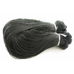 Metallic Thread, Embroidery Thread, Dyed, Black, 0.8mm(X-AS011Y)