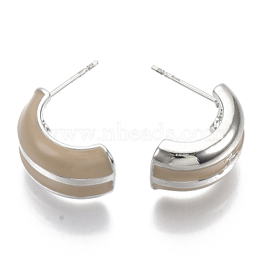(Jewelry Parties Factory Sale)Alloy Enamel Stud Earring(EJEW-N012-01P)-3