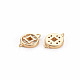 Brass Micro Pave Clear Cubic Zirconia Link Connectors(KK-S356-447-NF)-2