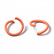 Spray Painted Iron Open Jump Rings(X-IFIN-T017-04A)-4
