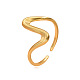 Wave 304 Stainless Steel Cuff Rings(FS-WG0CC98-02)-3