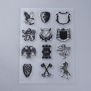 Silicone Stamps, for DIY Scrapbooking, Photo Album Decorative, Cards Making, Stamp Sheets, Animal Pattern, 160x110x3mm(DIY-L036-F09)