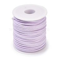 50 Yards Faux Suede Cord, Faux Suede Lace, for Jewelry Making, Lavender, 2.5mm(LW-U001-01F)