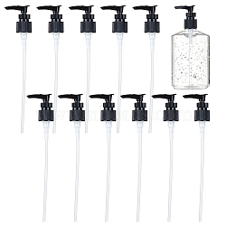 24 Tooth Plastic Dispensing Pumps, Fits Shampoo and Conditioner Jugs Bottles, Black, 4.8x2.6x21.8~22.2cm(FIND-WH0421-87C-01)