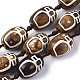 Tibetan Style dZi Beads Strands(TDZI-R001-03A)-1