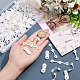 Nbeads 180Pcs 3 Style Resin Female Buckle Disposable Snap(KY-NB0001-52)-3