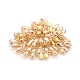 Faceted Teardrop Pearl Luster Plated Electroplate Glass Beads Strands(GLAA-A023A-PL01)-2