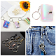 60Pcs Iron Plated Nickle Keychain Rings(FIND-SP0003-35P)-4