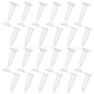 Transparent Disposable Plastic Centrifuge Tube, with Cap, Lab Supplies, WhiteSmoke, 41x19.5x12.5mm(FIND-WH0152-224B)