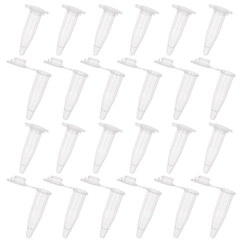 Transparent Disposable Plastic Centrifuge Tube, with Cap, Lab Supplies, WhiteSmoke, 41x19.5x12.5mm