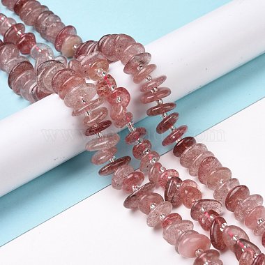 Natural Straswberry Quartz Beads Strands(G-D480-A14)-4