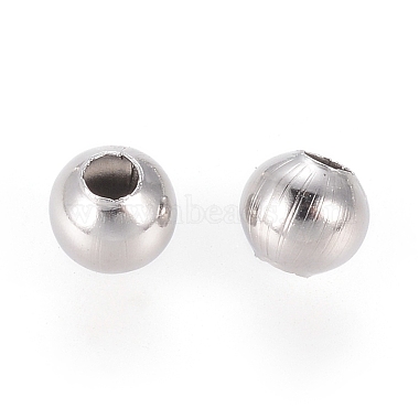 304 Stainless Steel Hollow Round Seamed Beads(STAS-R032-8mm)-2