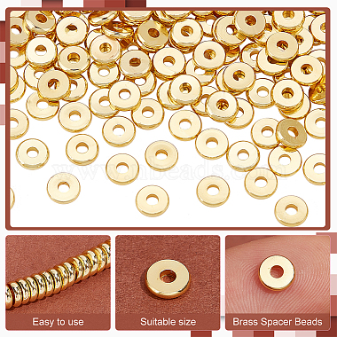 Elite 200Pcs Brass Spacer Beads(KK-PH0005-76A)-5