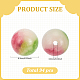 2 brins de perles de jade blanc naturel(G-ME0001-19)-2