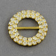 Блестящие кольца Свадебные приглашения ленты пряжки(RB-R007-27mm-02)-1