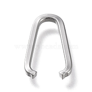 304 Stainless Steel Quick Link Connectors, Linking Rings, Oval, Stainless Steel Color, 20x12x2mm(STAS-K194-12P)