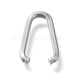 304 Stainless Steel Quick Link Connectors, Linking Rings, Oval, Stainless Steel Color, 20x12x2mm(STAS-K194-12P)