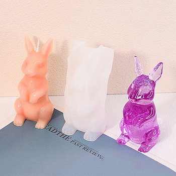 DIY Silicone Candle Molds, Resin Casting Molds, For UV Resin, Epoxy Resin Jewelry Making, Cat Shape, 5.4x5.6x11cm