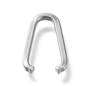 304 Stainless Steel Quick Link Connectors, Linking Rings, Oval, Stainless Steel Color, 20x12x2mm
