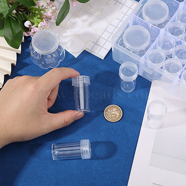 Rectangle Plastic Organizer Storage Grid Bead Containers(CON-WH0100-80)-3