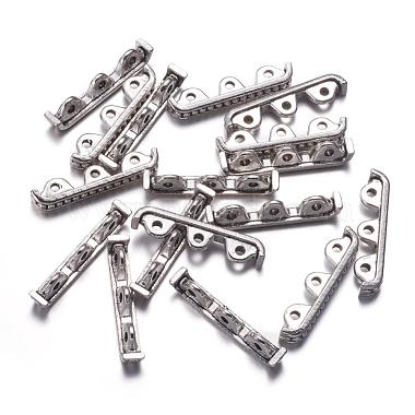 3 Holes Tibetan Style Alloy Spacer Bars(A0448Y)-3