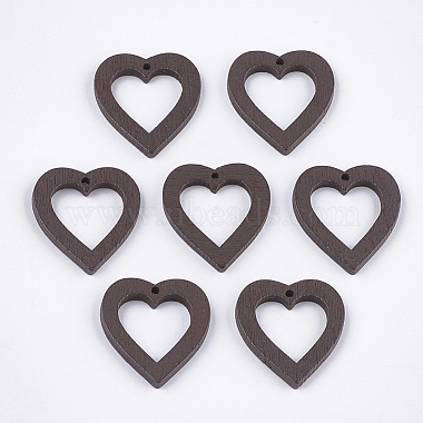 Coconut Brown Heart Wood Pendants