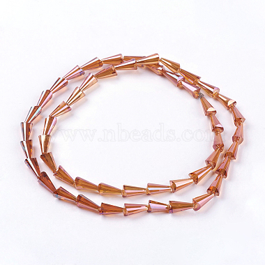 Electroplated Glass Beads Strands(EGLA-R014-M)-2