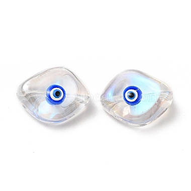 Blue Horse Eye Glass Beads
